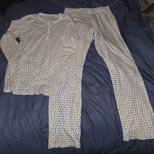 Roller Rabbit Disco Hearts Pajama Set MEDIUM